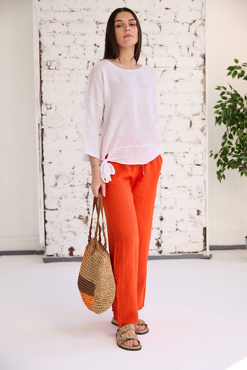 ART Side Tie Blouse