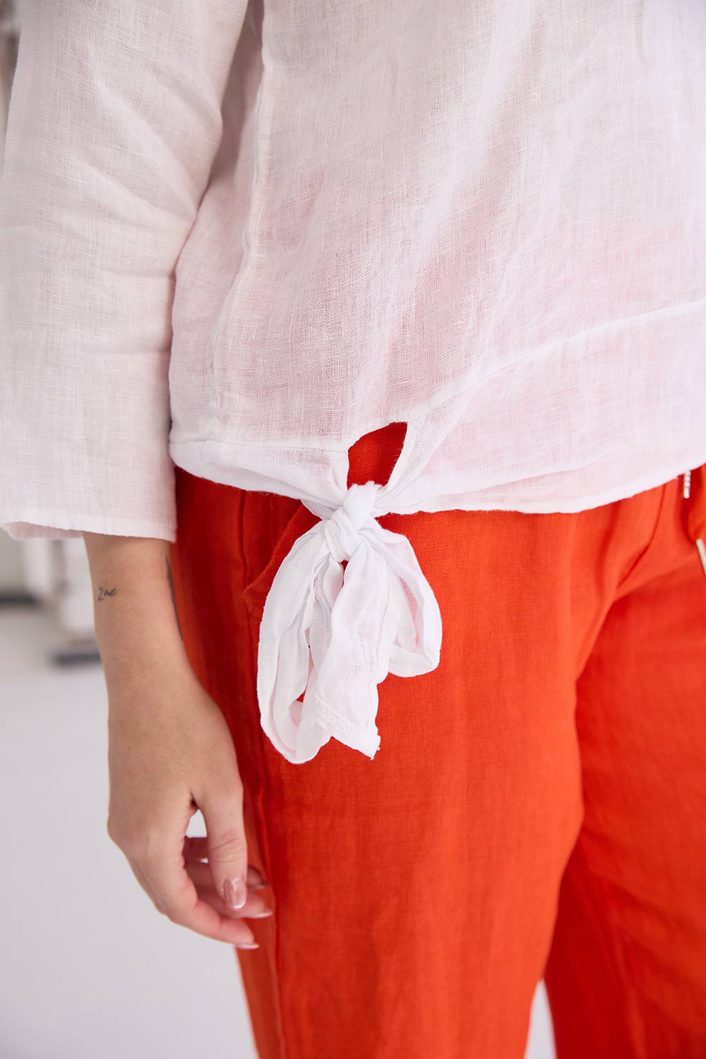 ART Side Tie Blouse