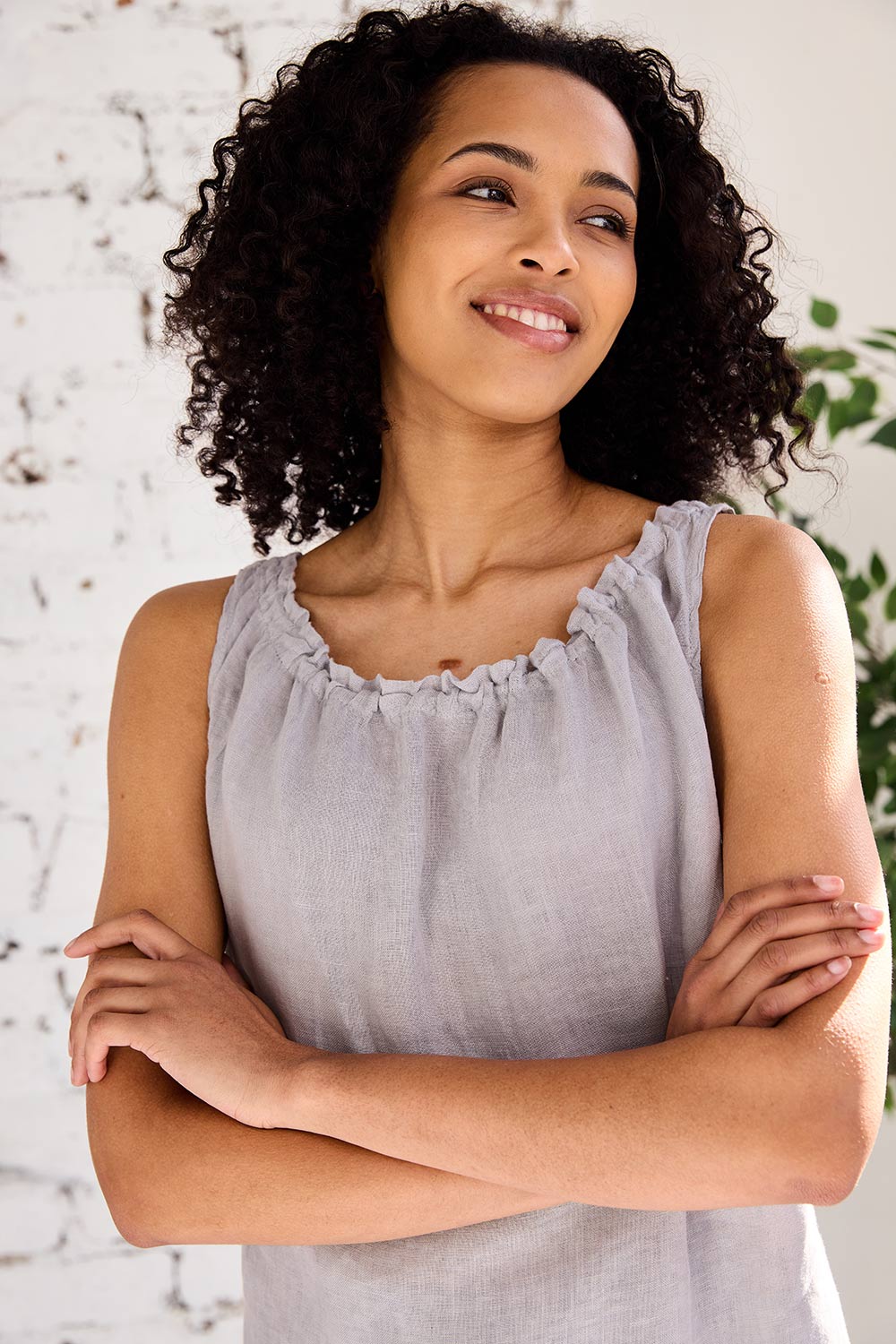 ART Drawstring Sleeveless Top