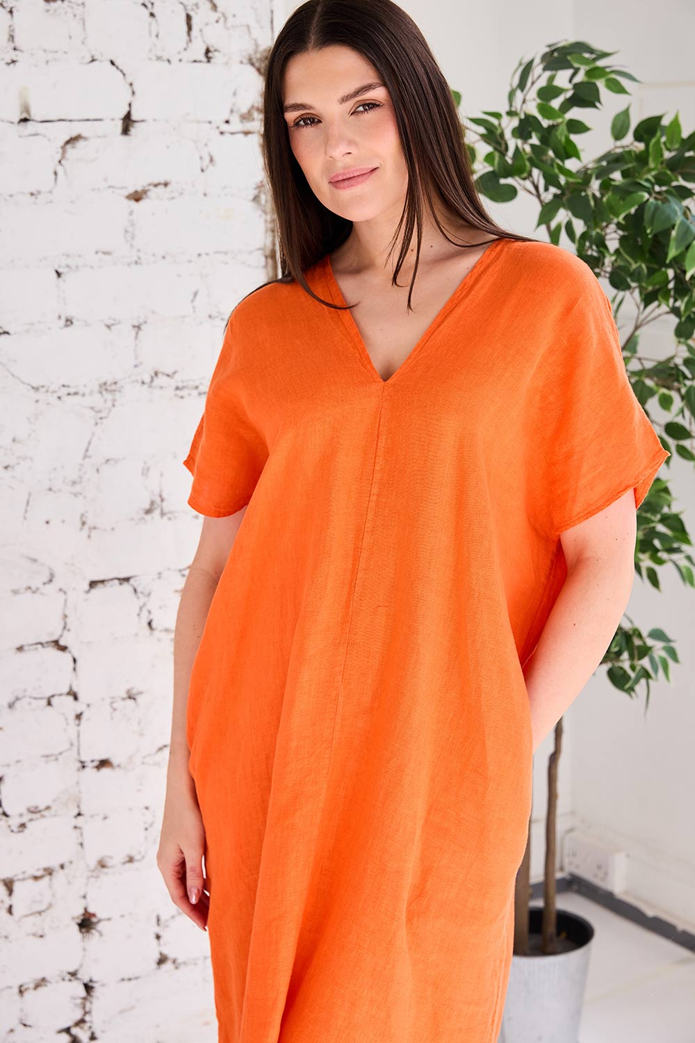 ART V-Neck Sleeveless Dress