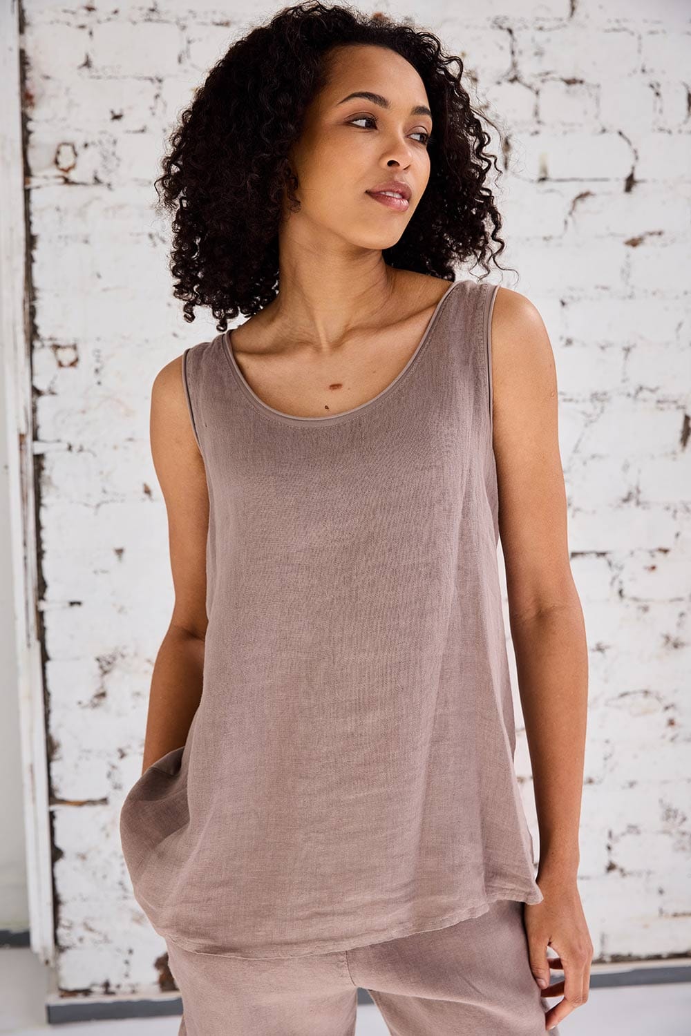 ART Linen Tank Top