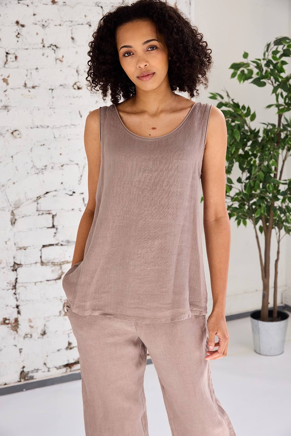 ART Linen Tank Top