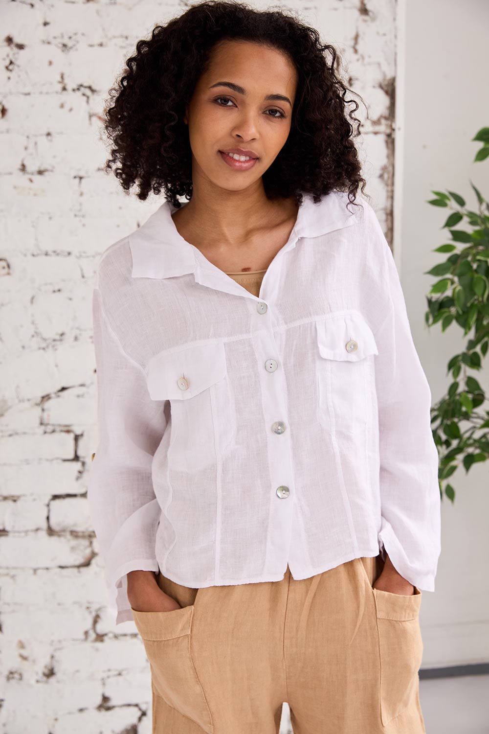 ART Linen Den-Style Jacket – Choice Boutique