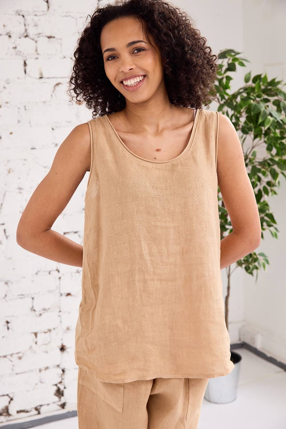 ART Linen Tank Top