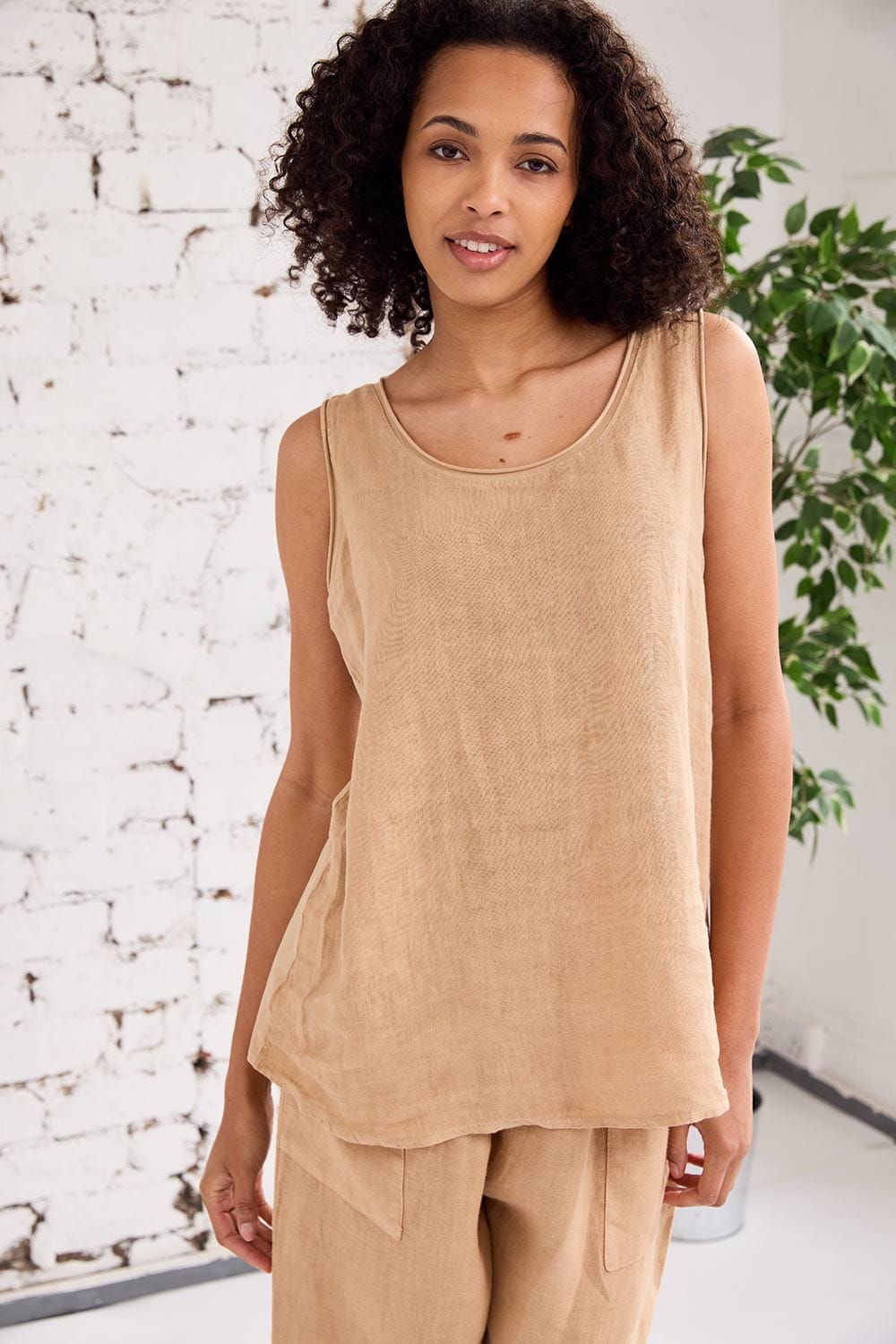 ART Linen Tank Top
