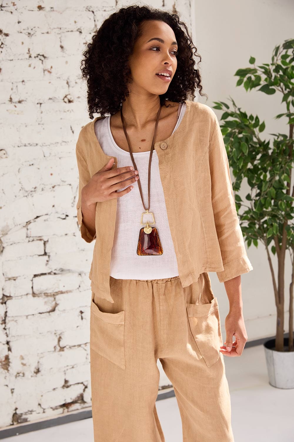 ART Linen Tank Top