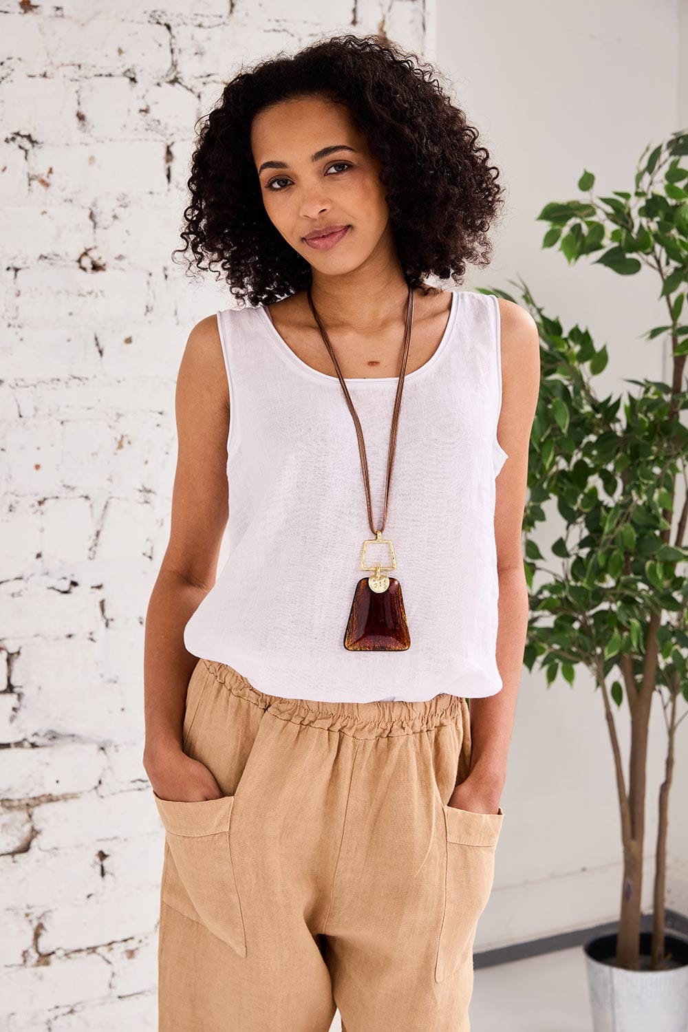 ART Linen Tank Top