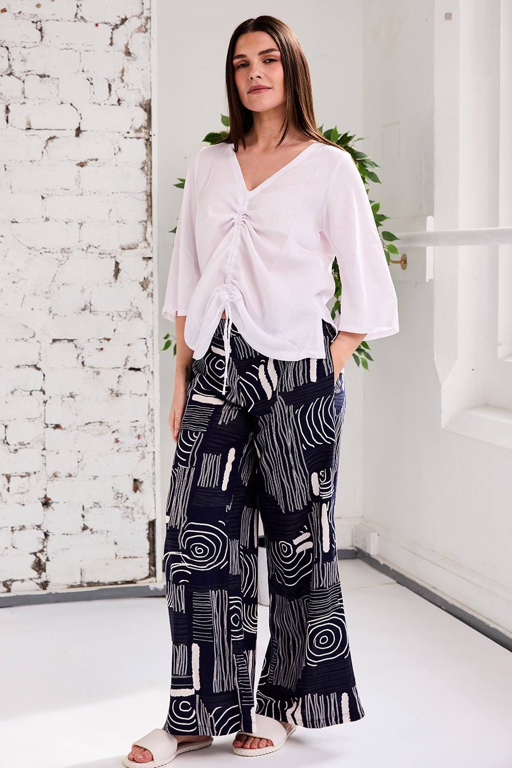 PERUZZI Ripple Print Trouser
