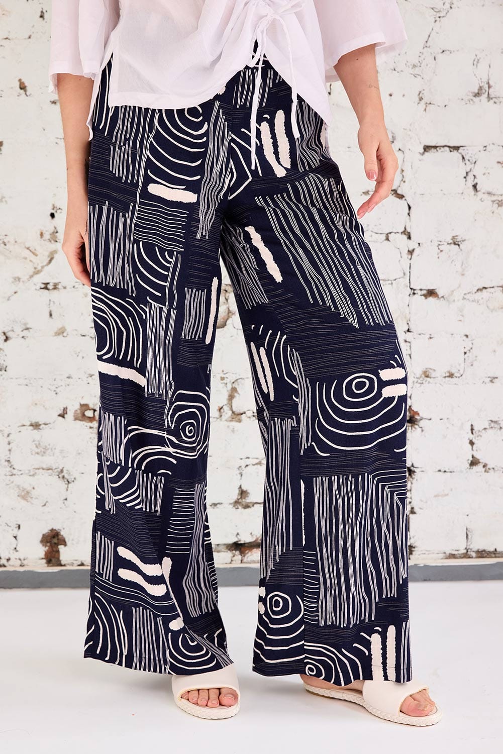 PERUZZI Ripple Print Trouser