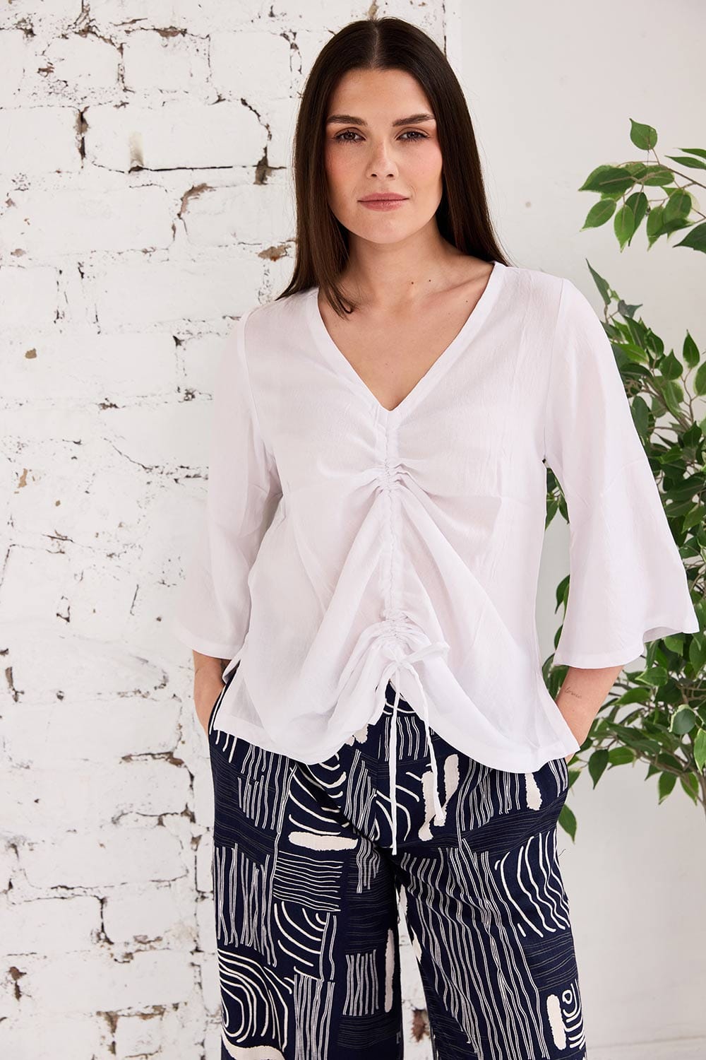 PERUZZI Ripple Print Trouser