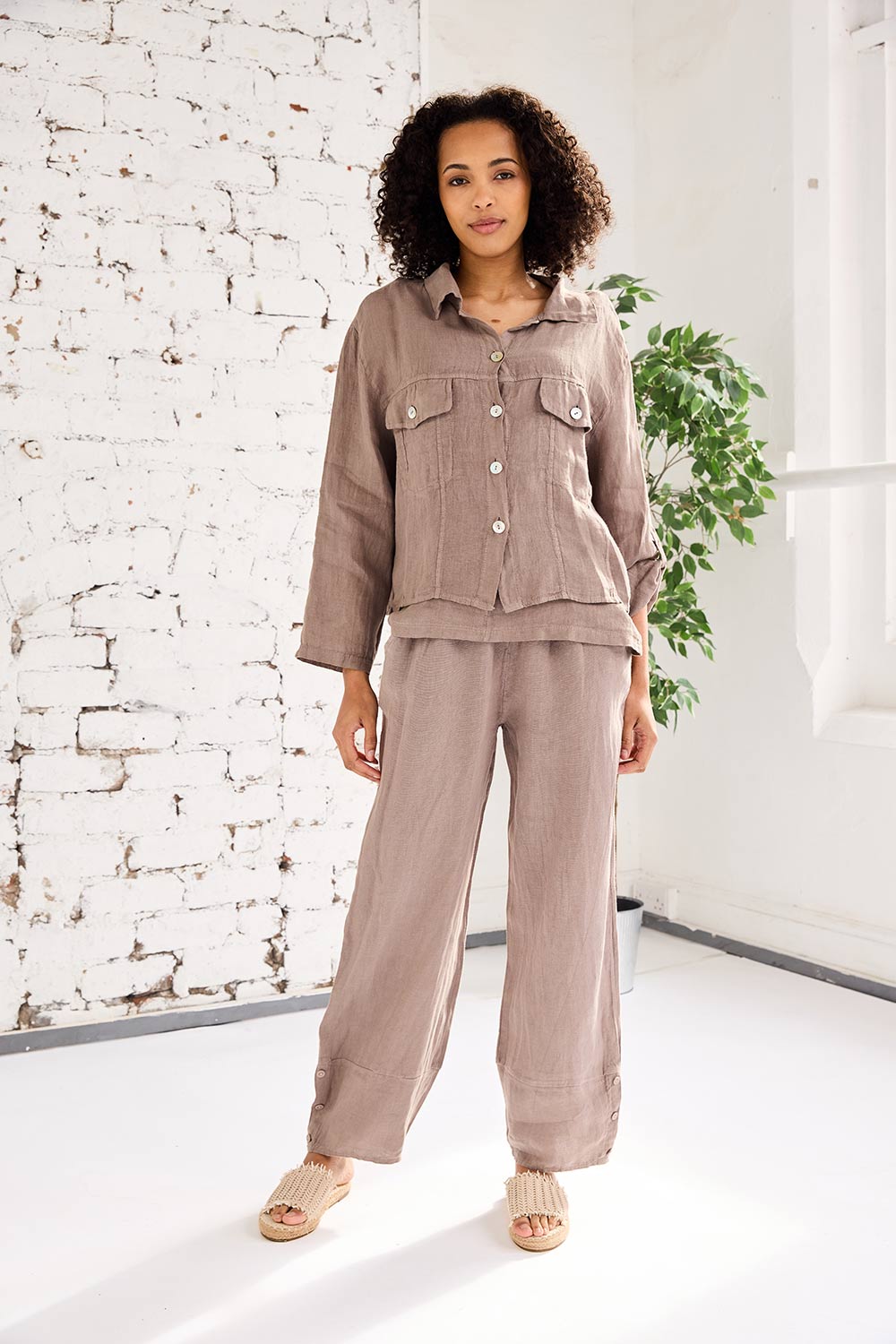 ART Linen Den-Style Jacket