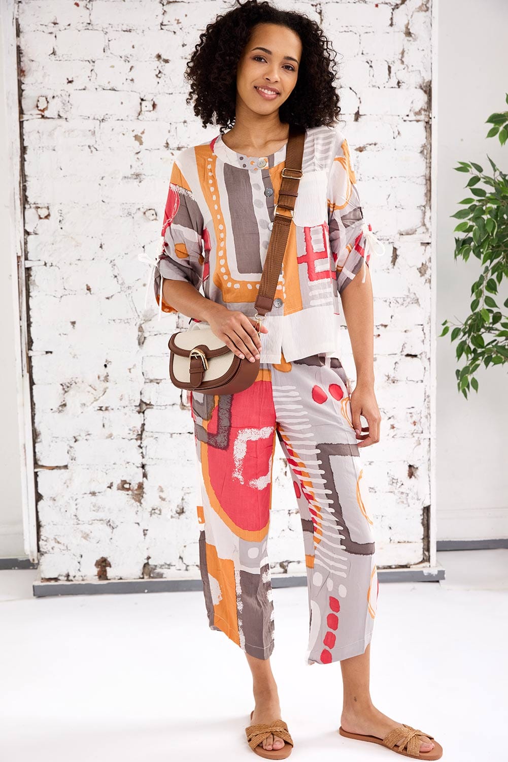 Tara Vao Abstract Trousers