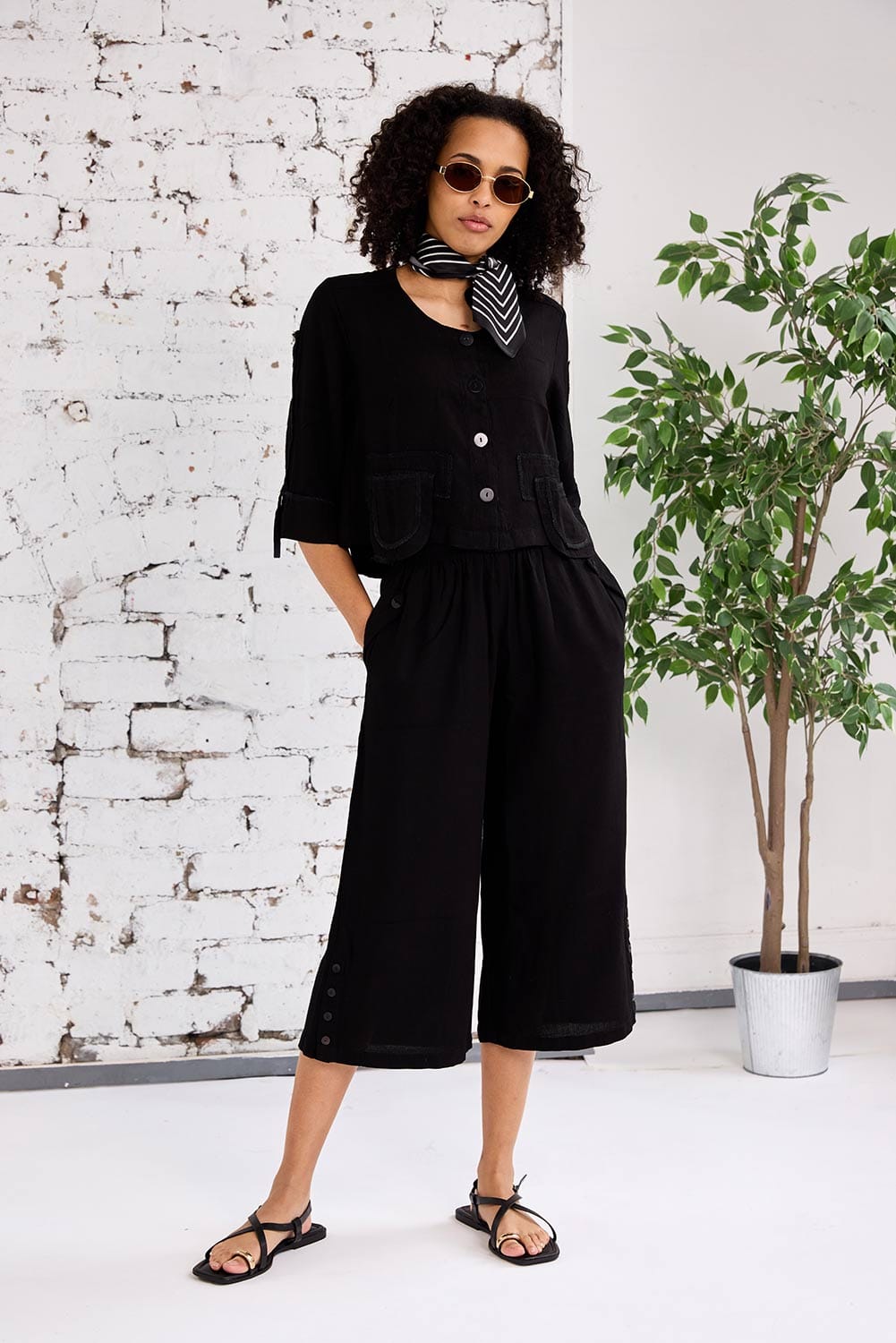 Tara Vao Button Culotte