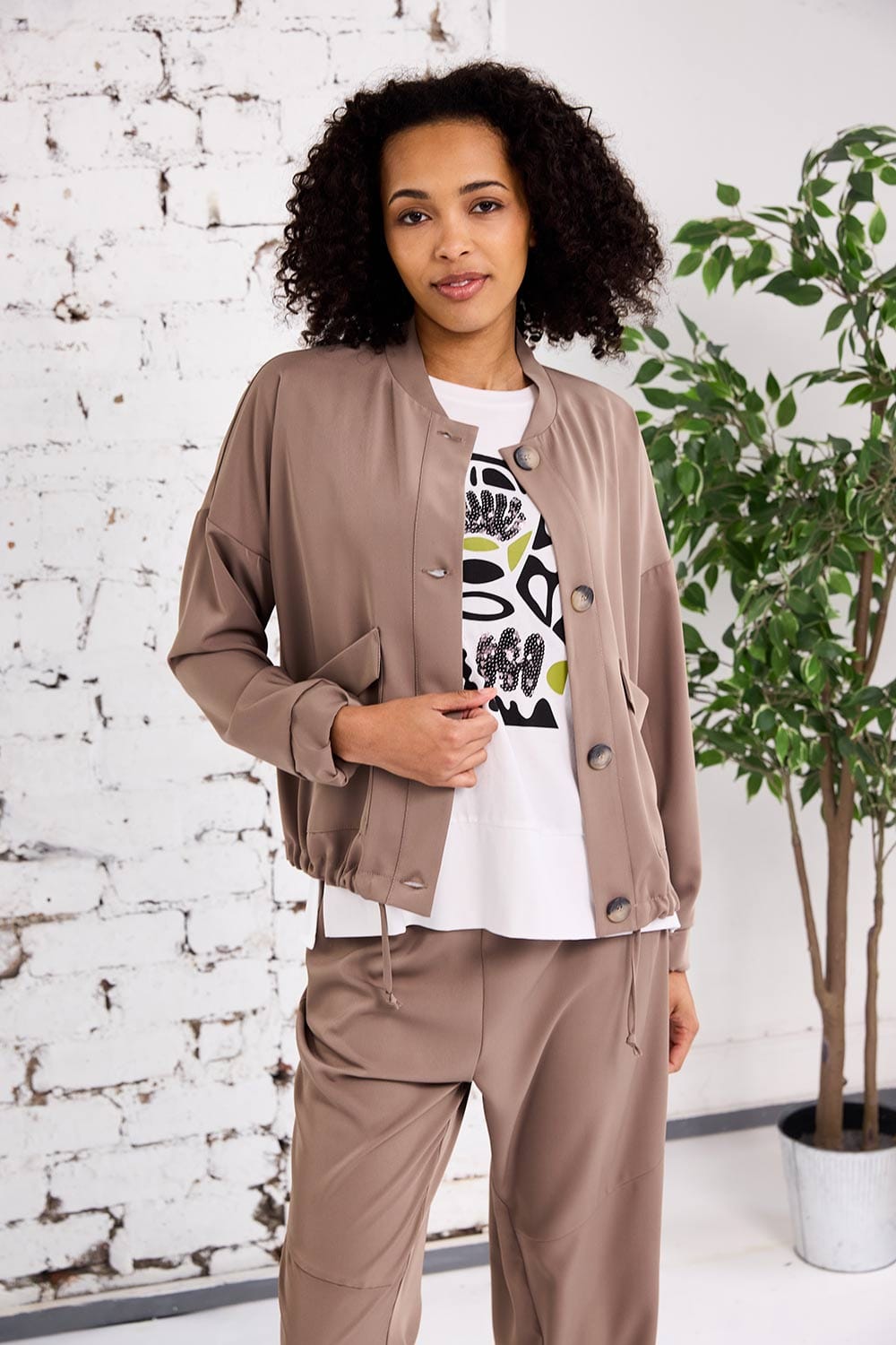 PERUZZI Button Detail Jacket