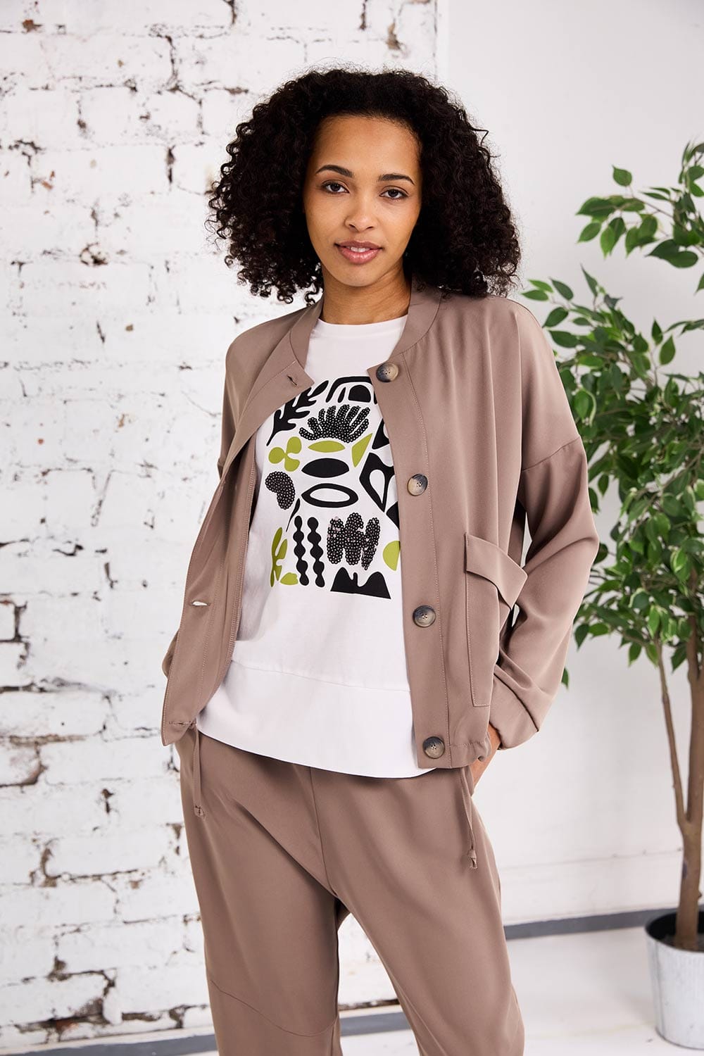 PERUZZI Button Detail Jacket