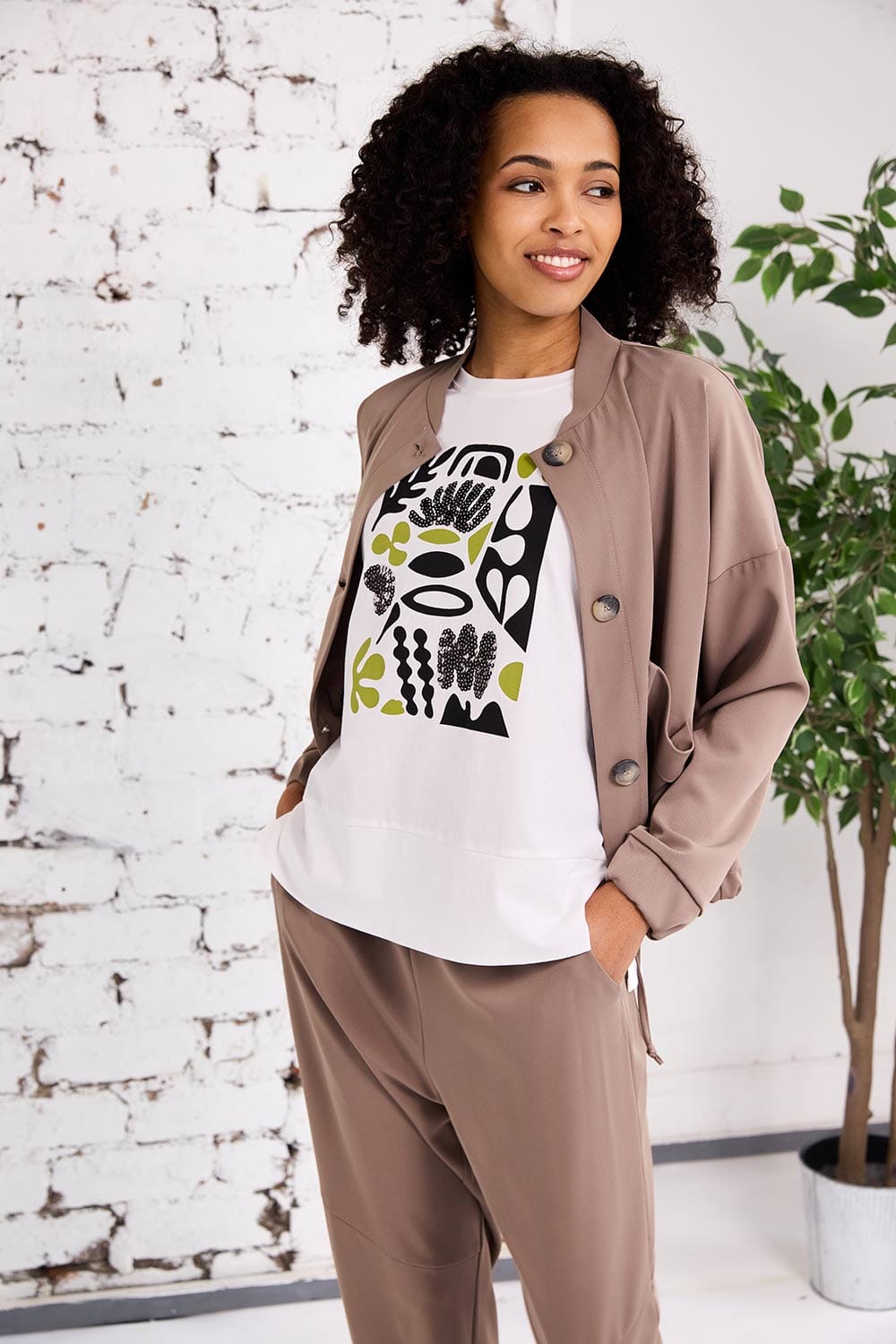 PERUZZI Button Detail Jacket