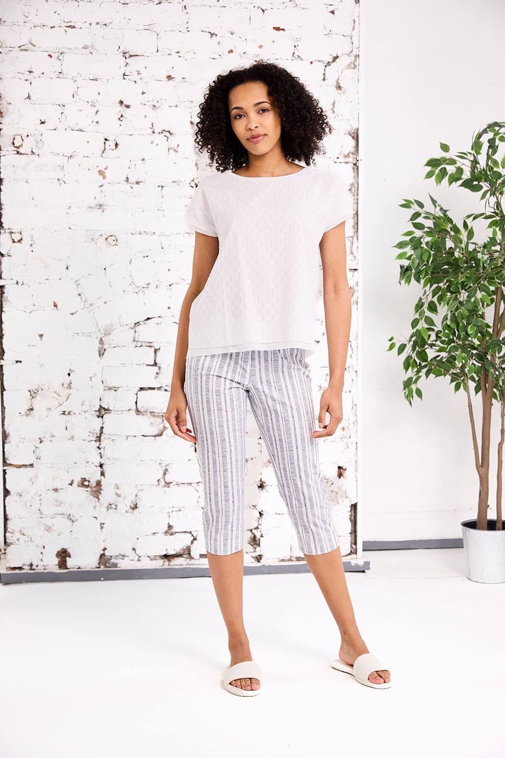 PERUZZI Stripe Pedal Pusher