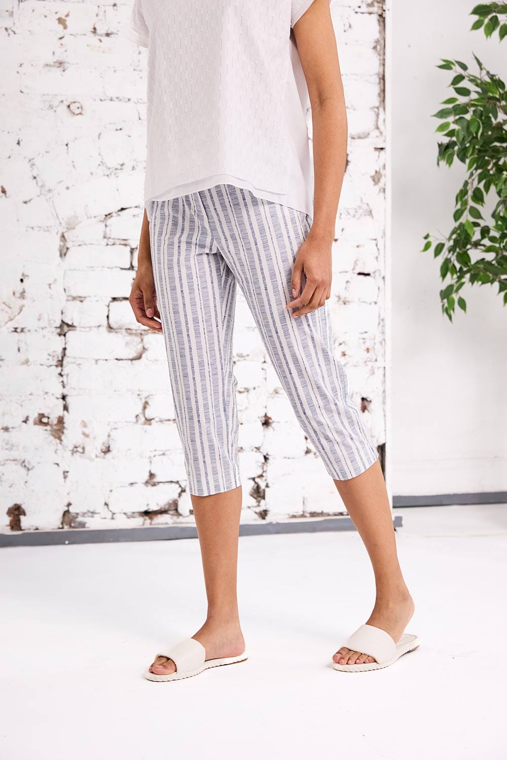 PERUZZI Stripe Pedal Pusher