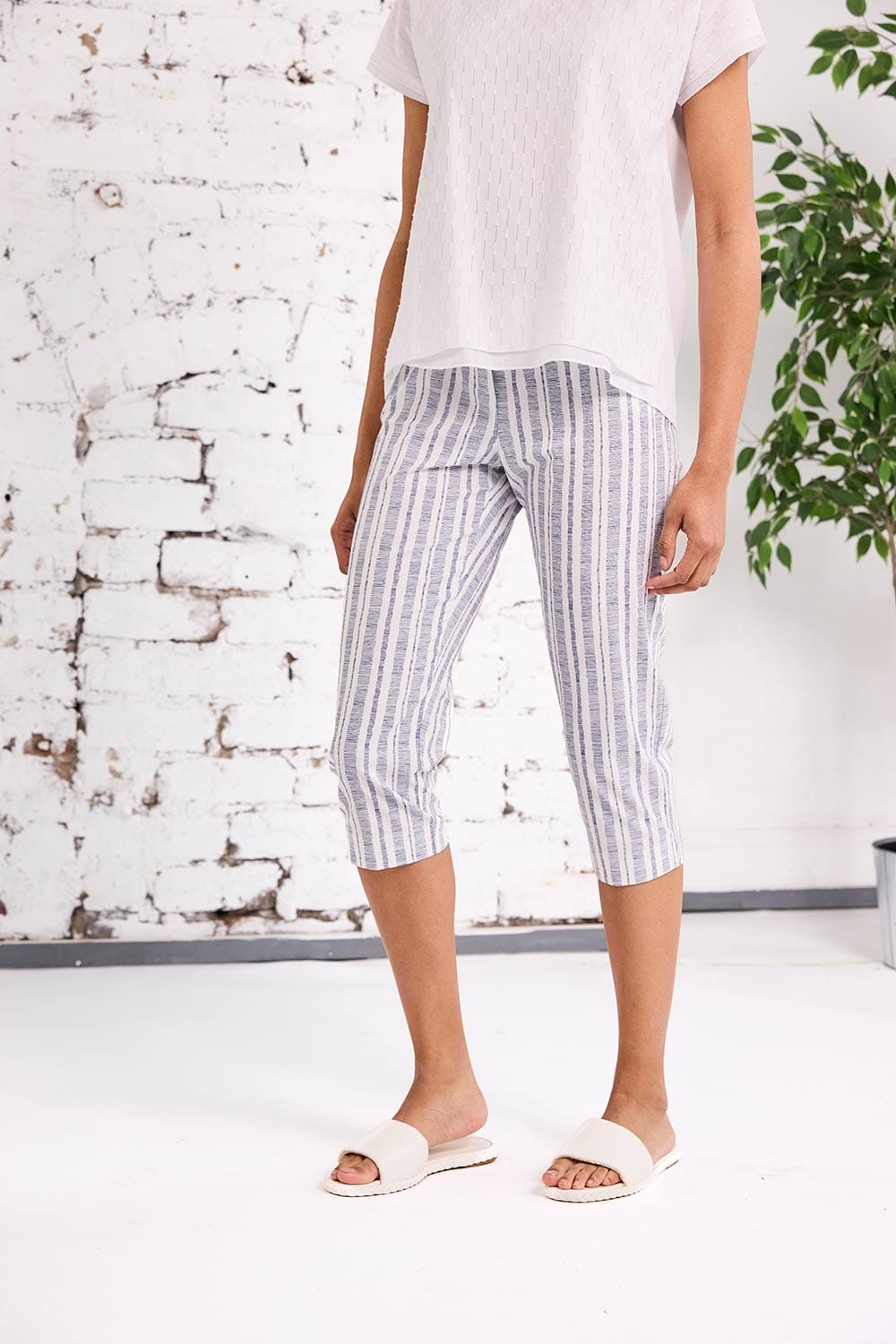 PERUZZI Stripe Pedal Pusher