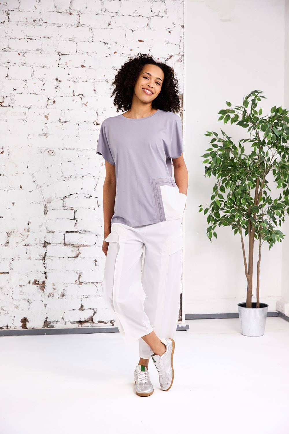 NAYA Stitch Detail T-Shirt