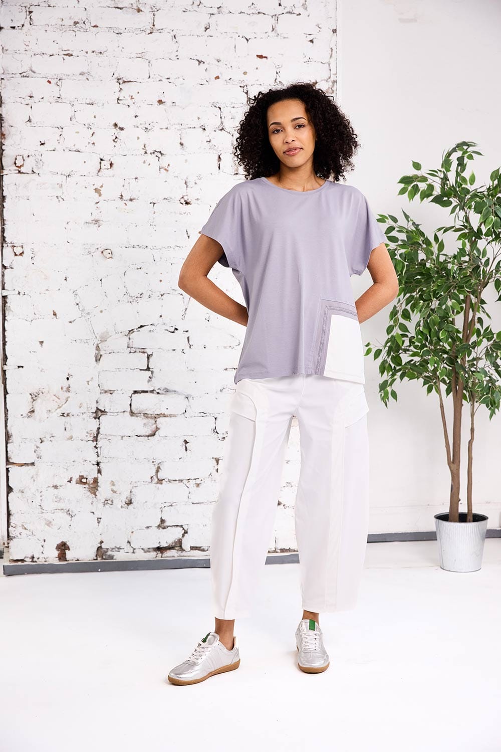 NAYA Stitch Detail T-Shirt