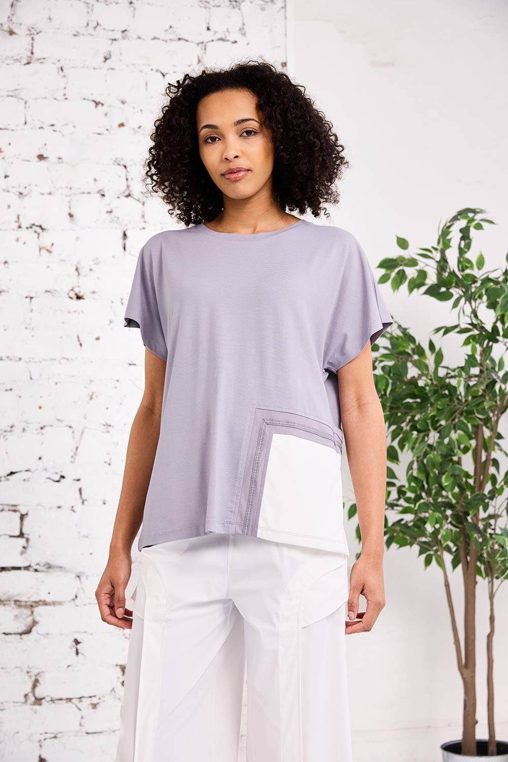NAYA Stitch Detail T-Shirt