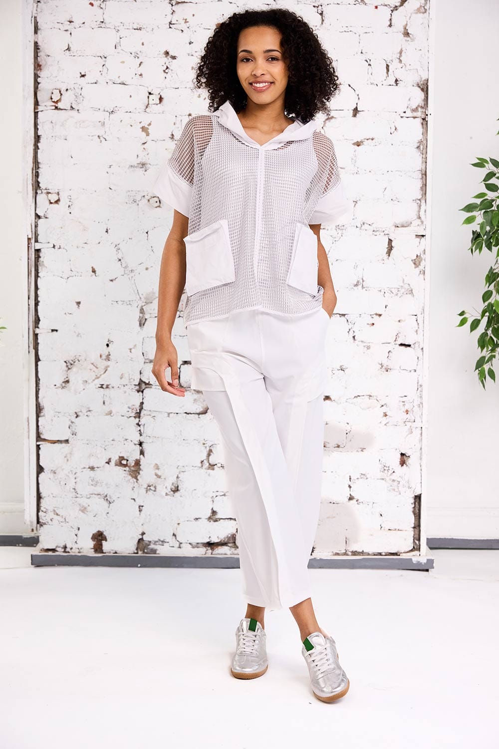 NAYA Pocket Mesh Top