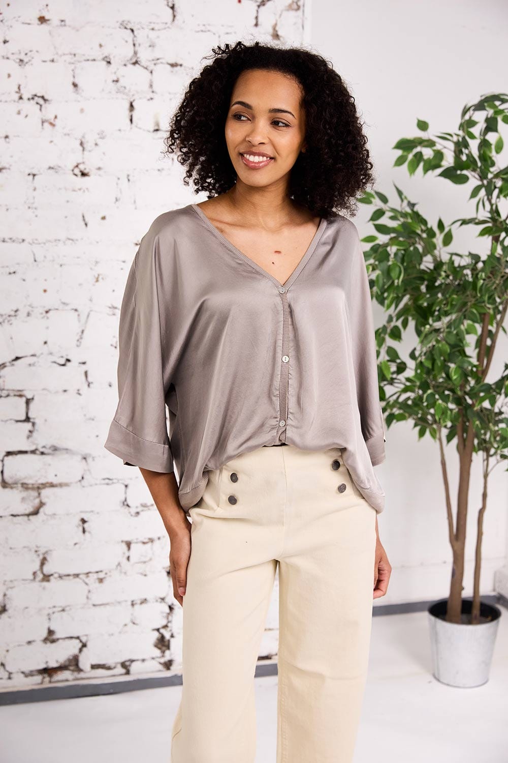 ART 4 Button Cardigan