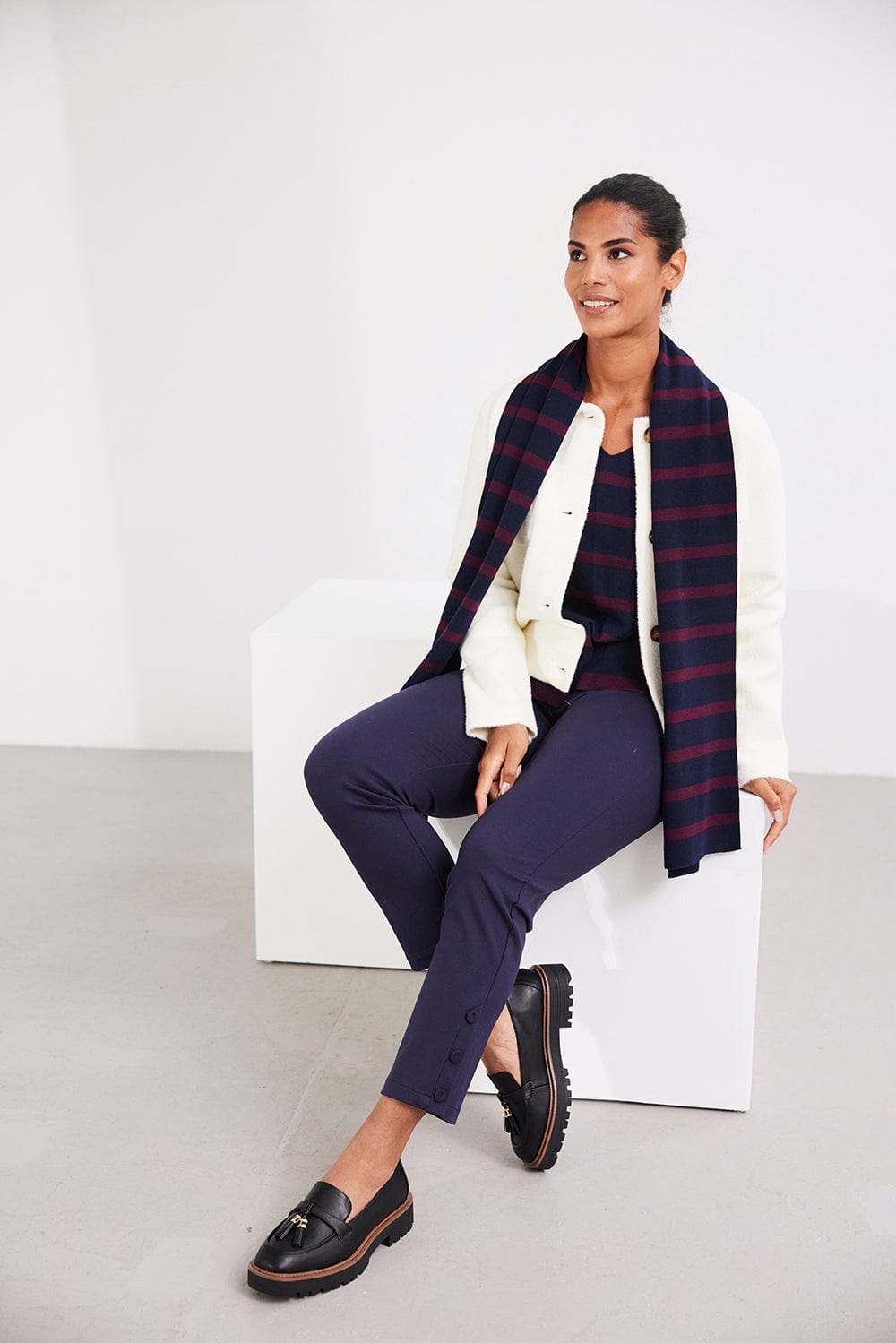 Hongo Stripe Scarf