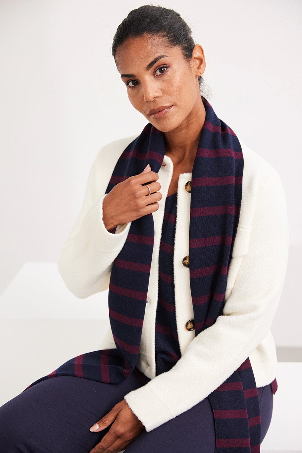 Hongo Stripe Scarf