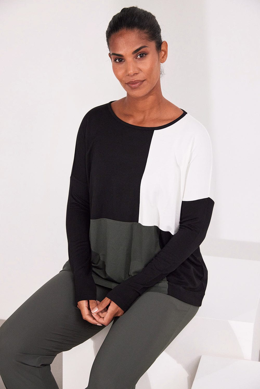 NAYA Colour Block Top