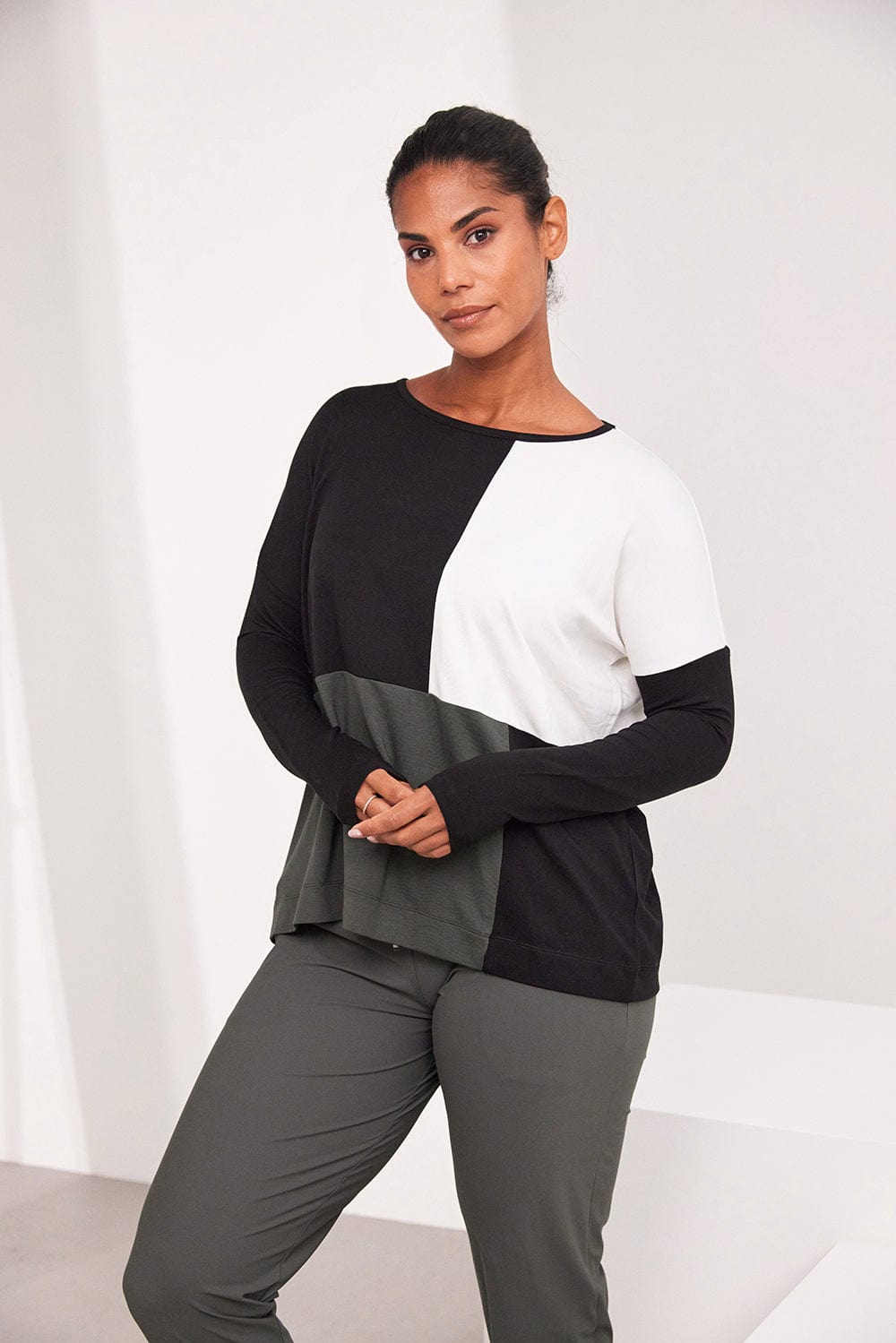 NAYA Colour Block Top