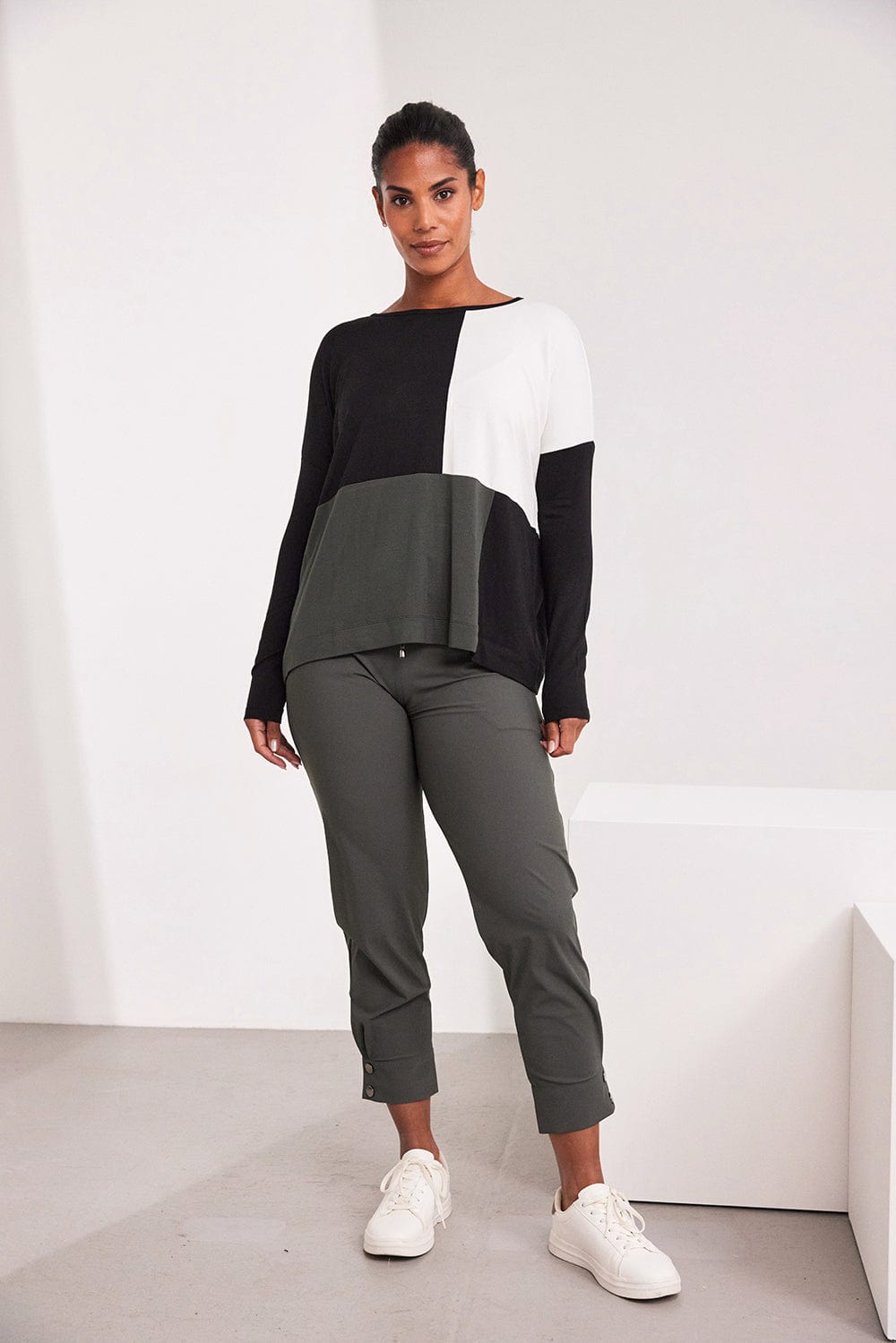 NAYA Colour Block Top