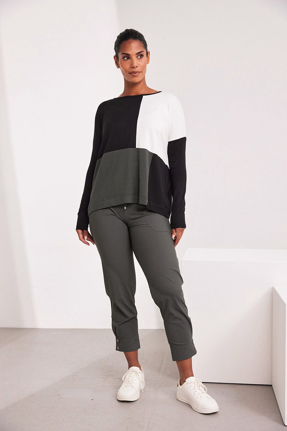NAYA Colour Block Top