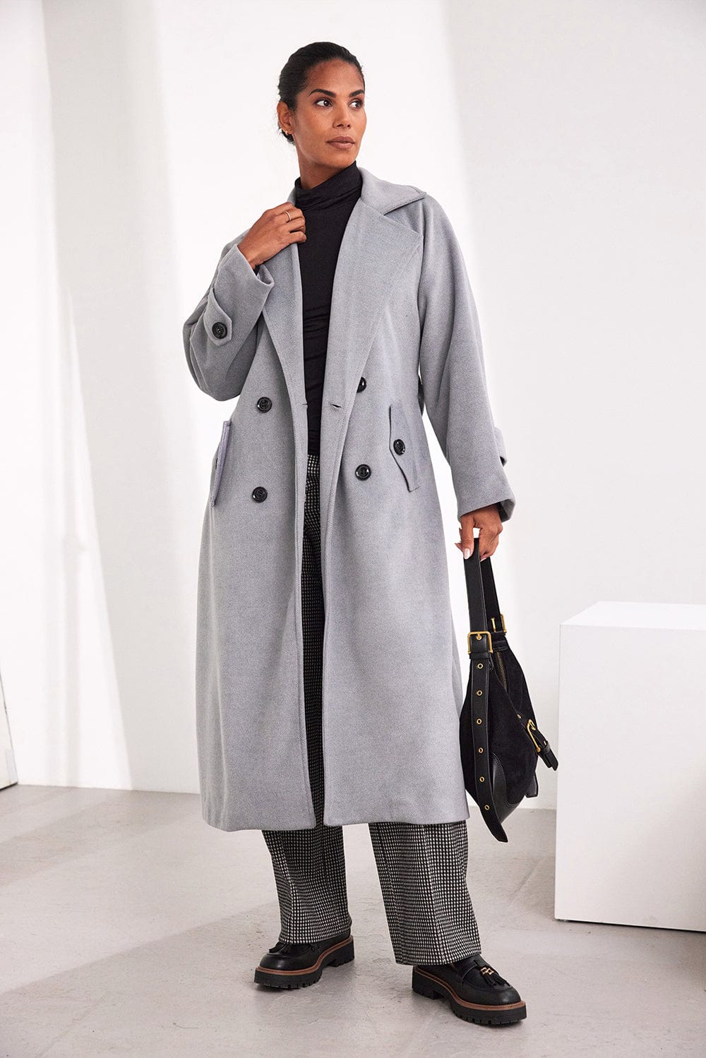 ART Double Breasted Belted Coat