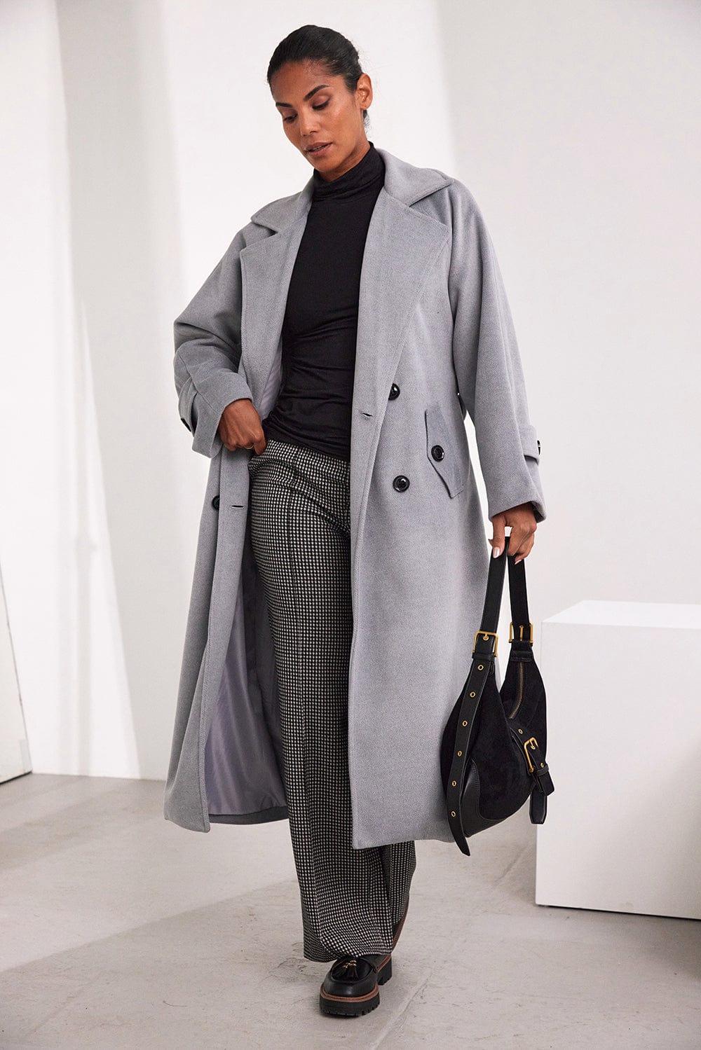 ART Double Breasted Belted Coat