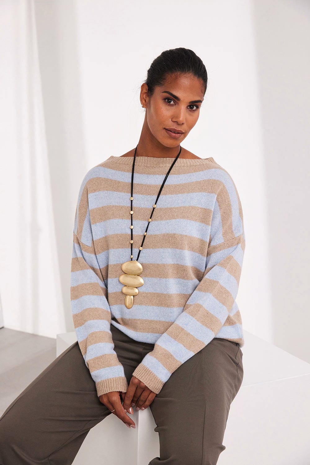 ART Stripe Fine Knit