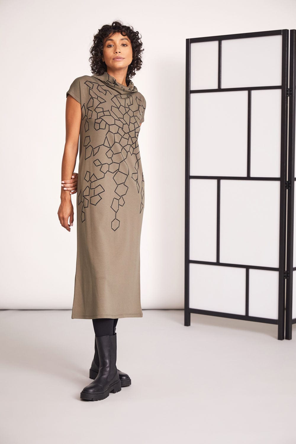 NAYA Geo Print Dress