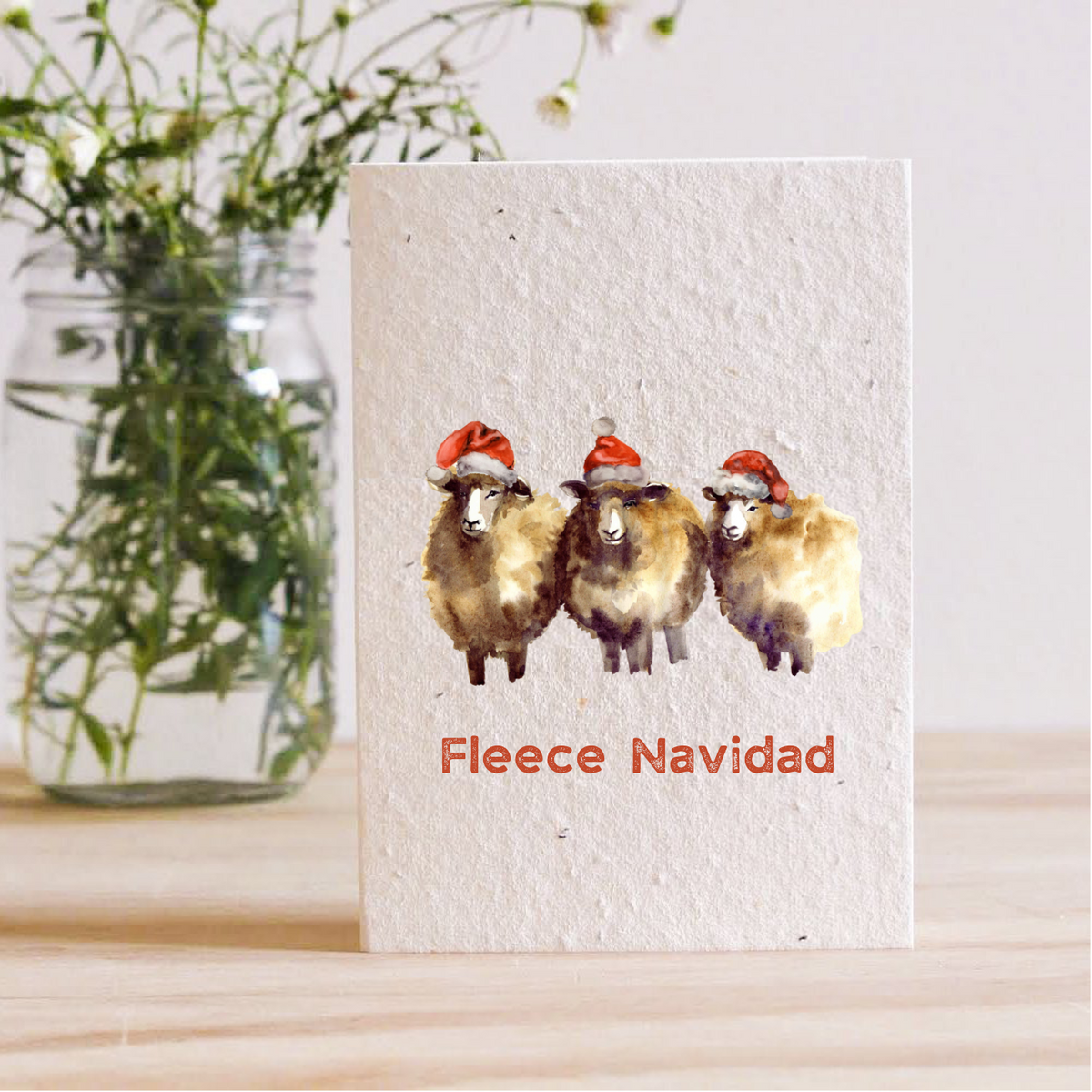 Fleece Navidad Plantable Seed Card