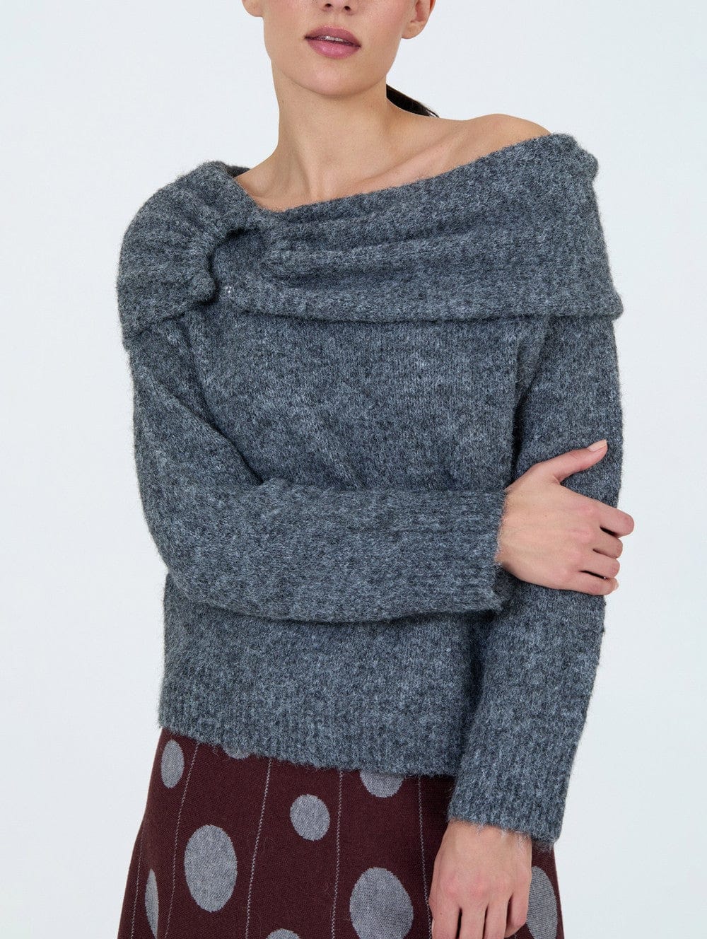 Skatie Off Shoulder Knit