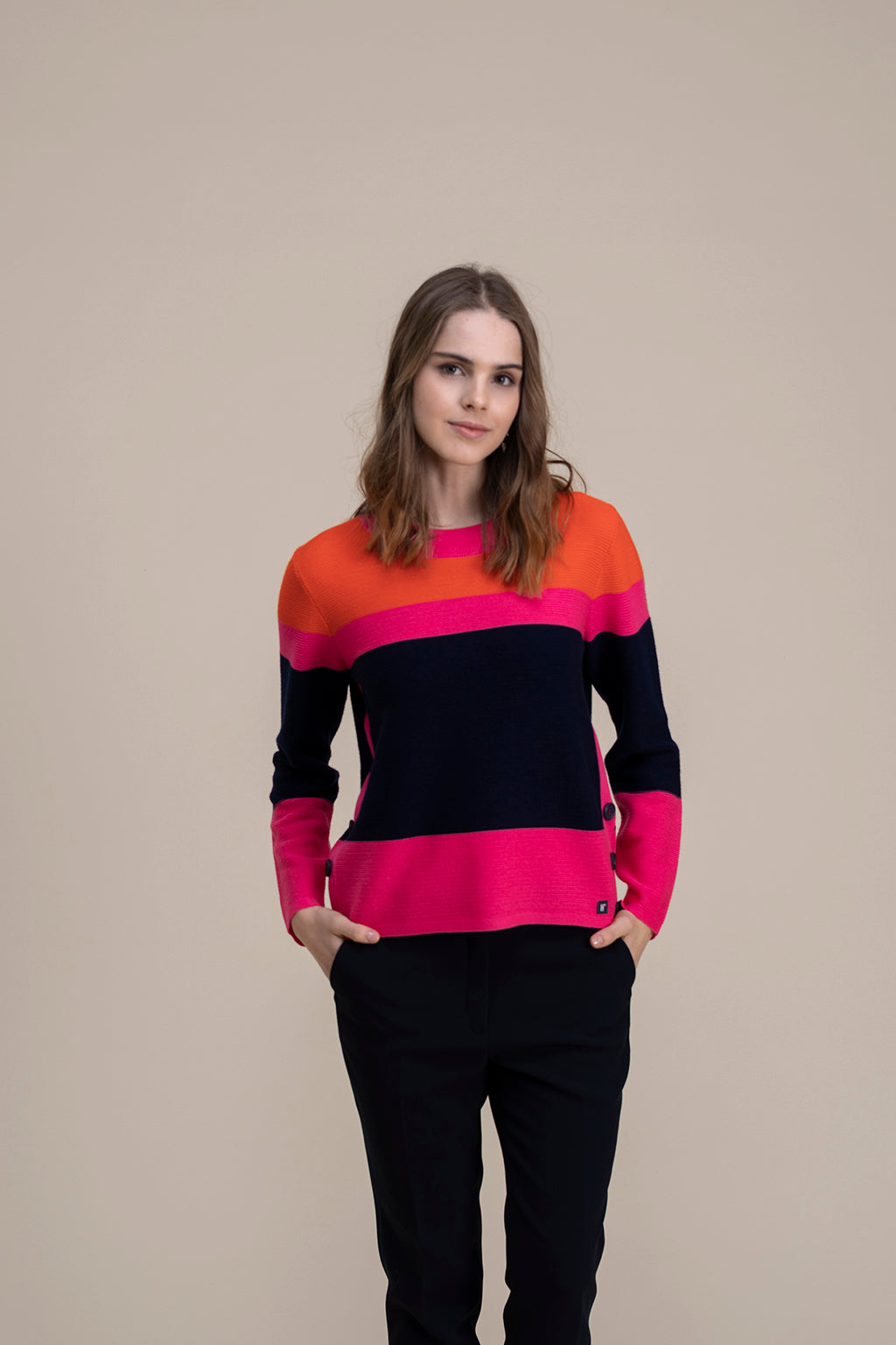 Hongo Colour Block Knit