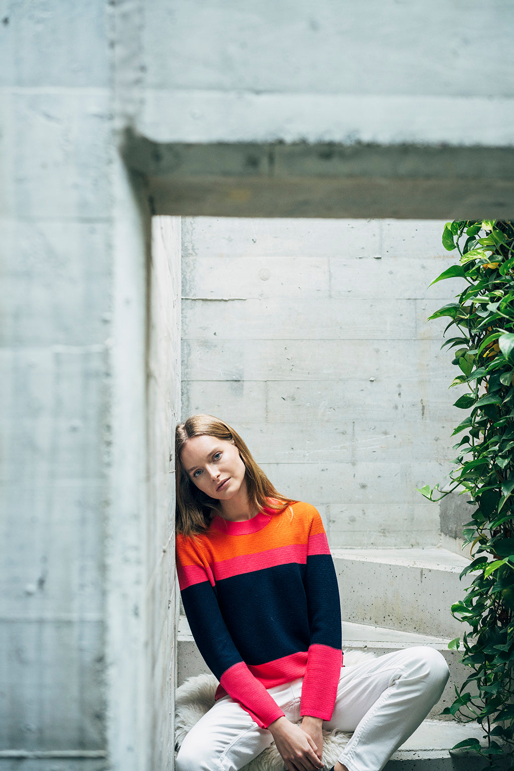 Hongo Colour Block Knit