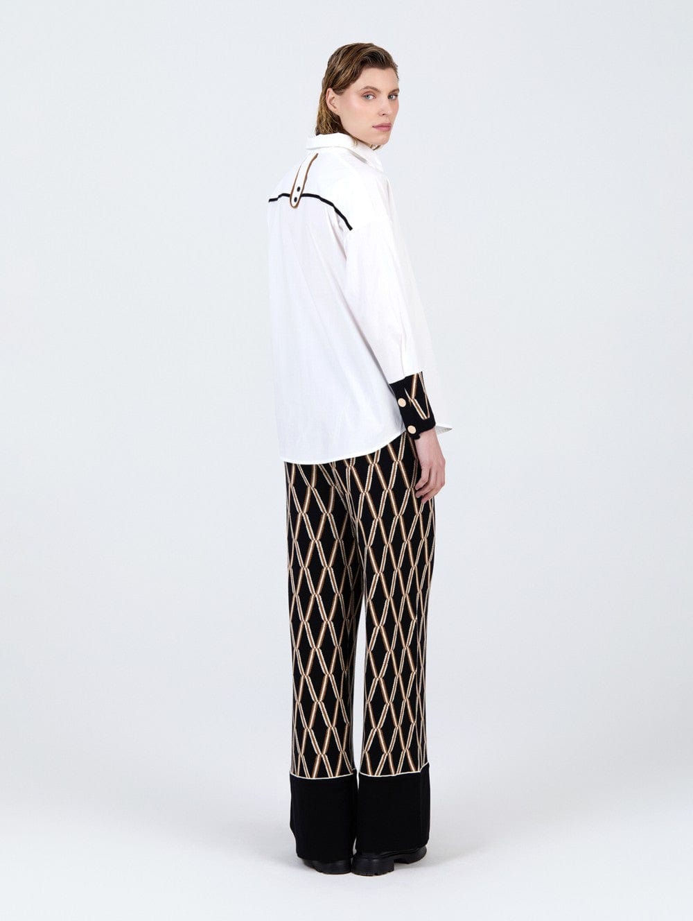 Skatie Contrast Trims Shirt