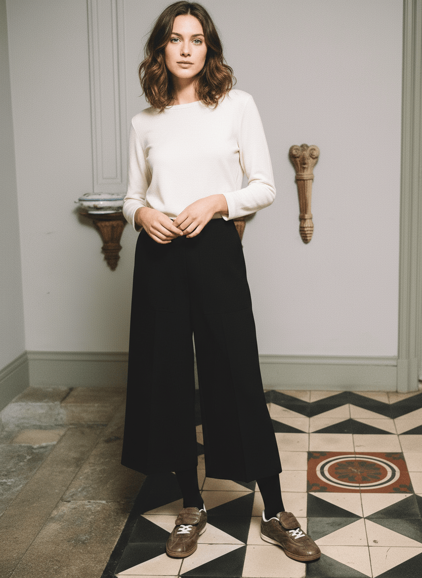 Hongo Wide Leg Culotte
