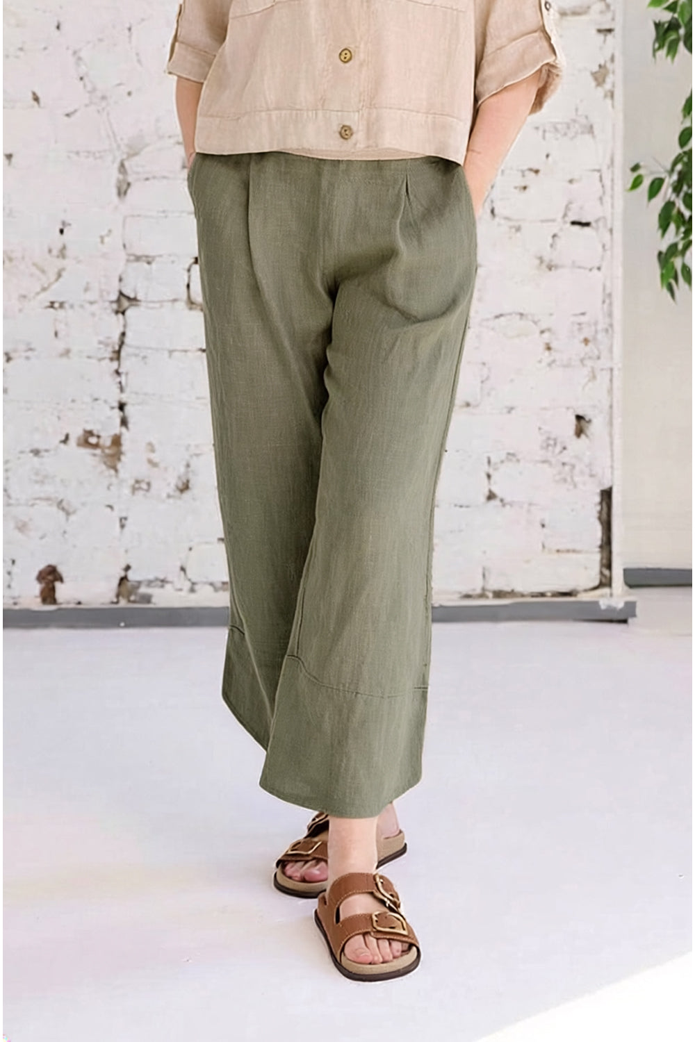 ART Fold-Over Detail Pant