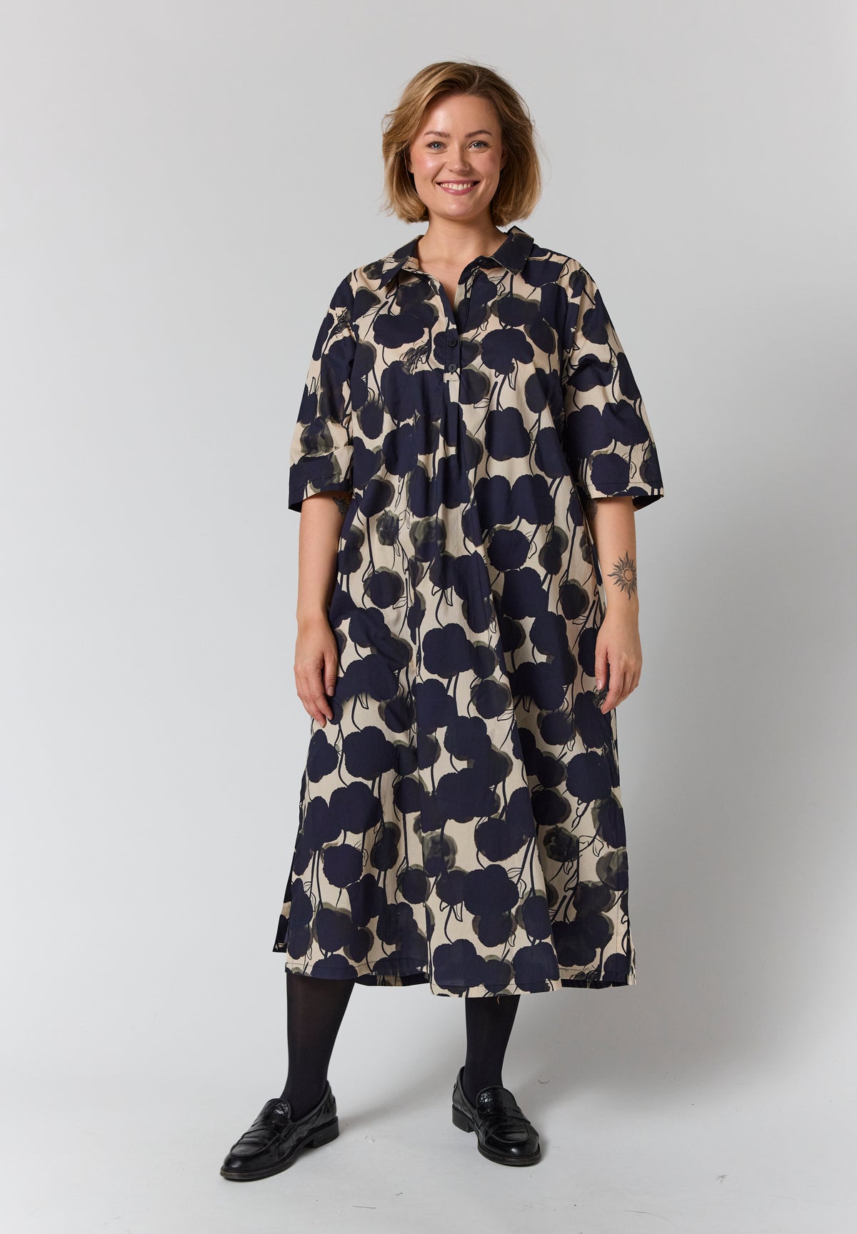 GOZZIP Print Dress