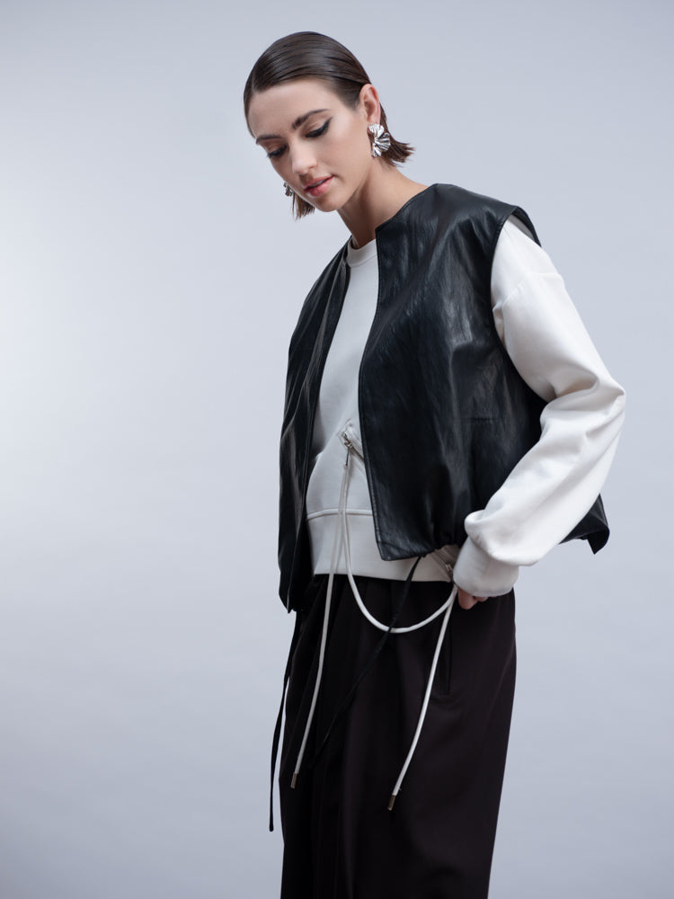 HAKKO Side Zip Sweater