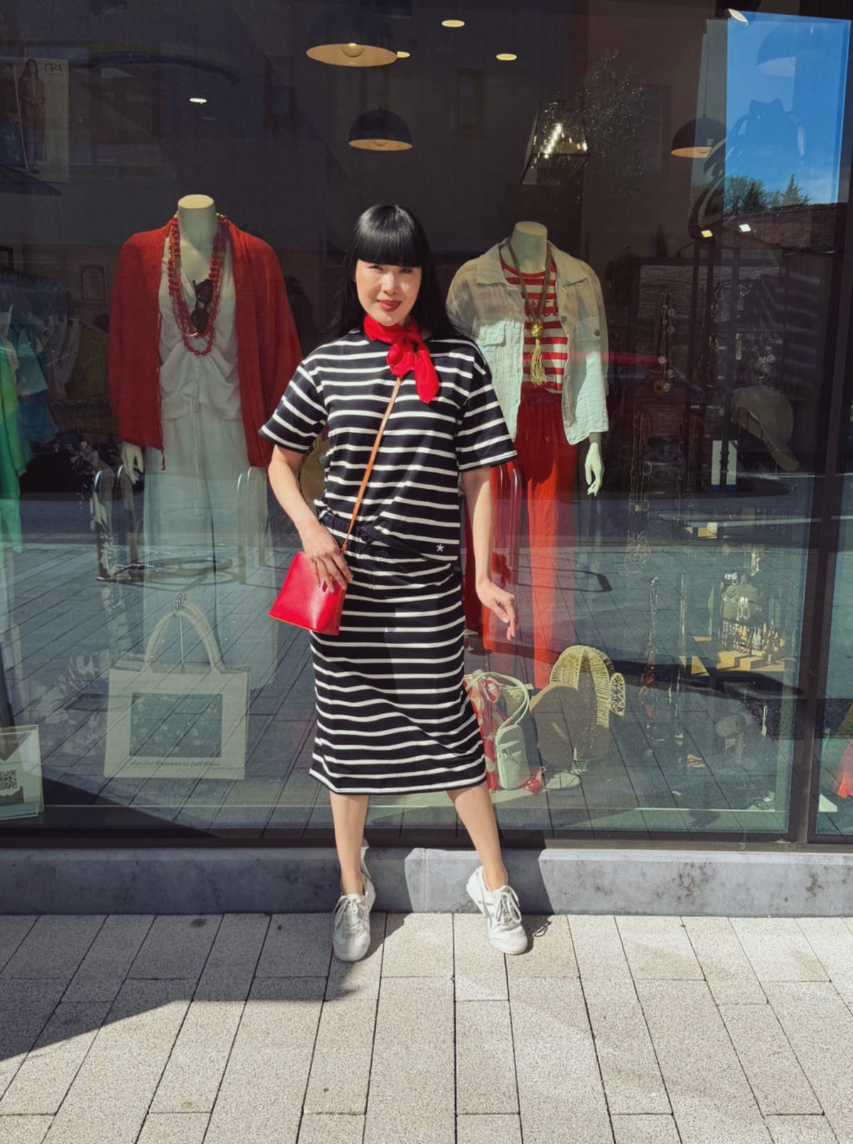 Kartner Stripe Skirt