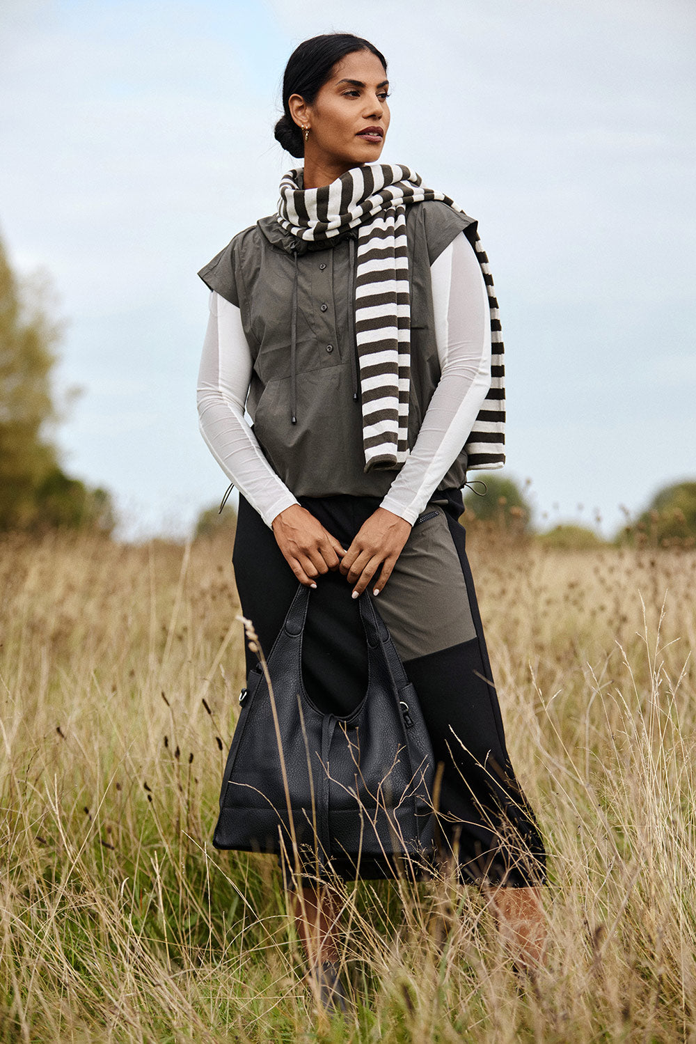 NAYA Sports Stripe Skirt