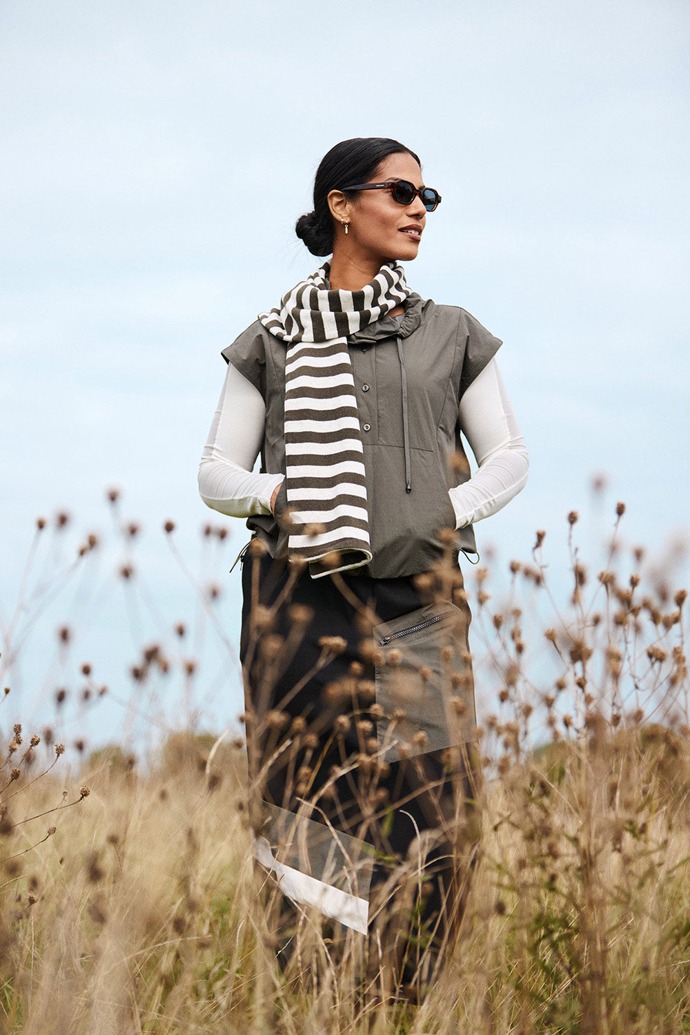 NAYA Sports Stripe Skirt